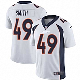 Nike Denver Broncos #49 Dennis Smith White NFL Vapor Untouchable Limited Jersey,baseball caps,new era cap wholesale,wholesale hats